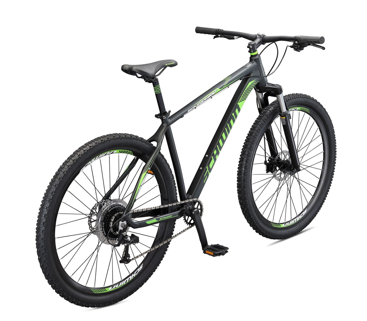 29-in. Boundary Mens Mountain Bike. Black and Green