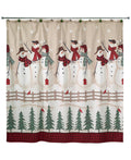 Avanti Snowmen Gathering Shower Curtain