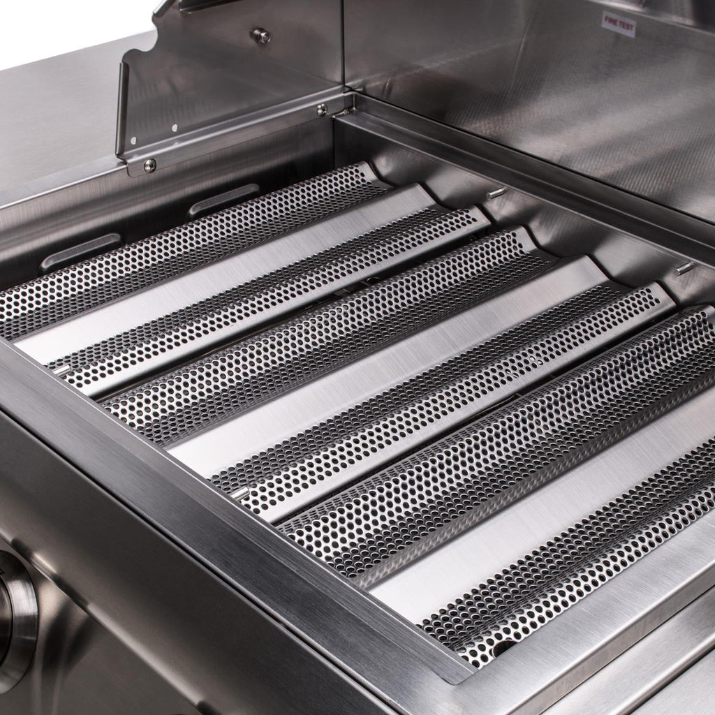 In Natural Gas Grills |Outdoor Kitchen 3 Burner Built In Natural Gas Grill (Head Only) - 25 Inch Drop In Three Burner Backyard Grill Station By Blaze Grills