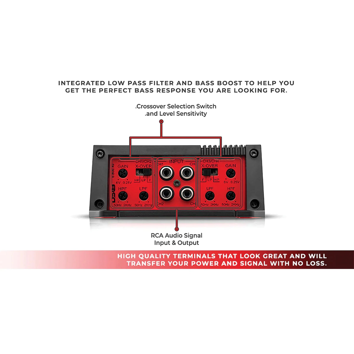 DS18 G1800.4D GEN - X 1, 800 - Watt - Max 4 - Channel Full - Range Class D Amp