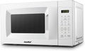 Countertop Microwave with Sound on/Off, Eco Mode, and Convenient One - Touch Button, 0.7 Cubic Foot, White