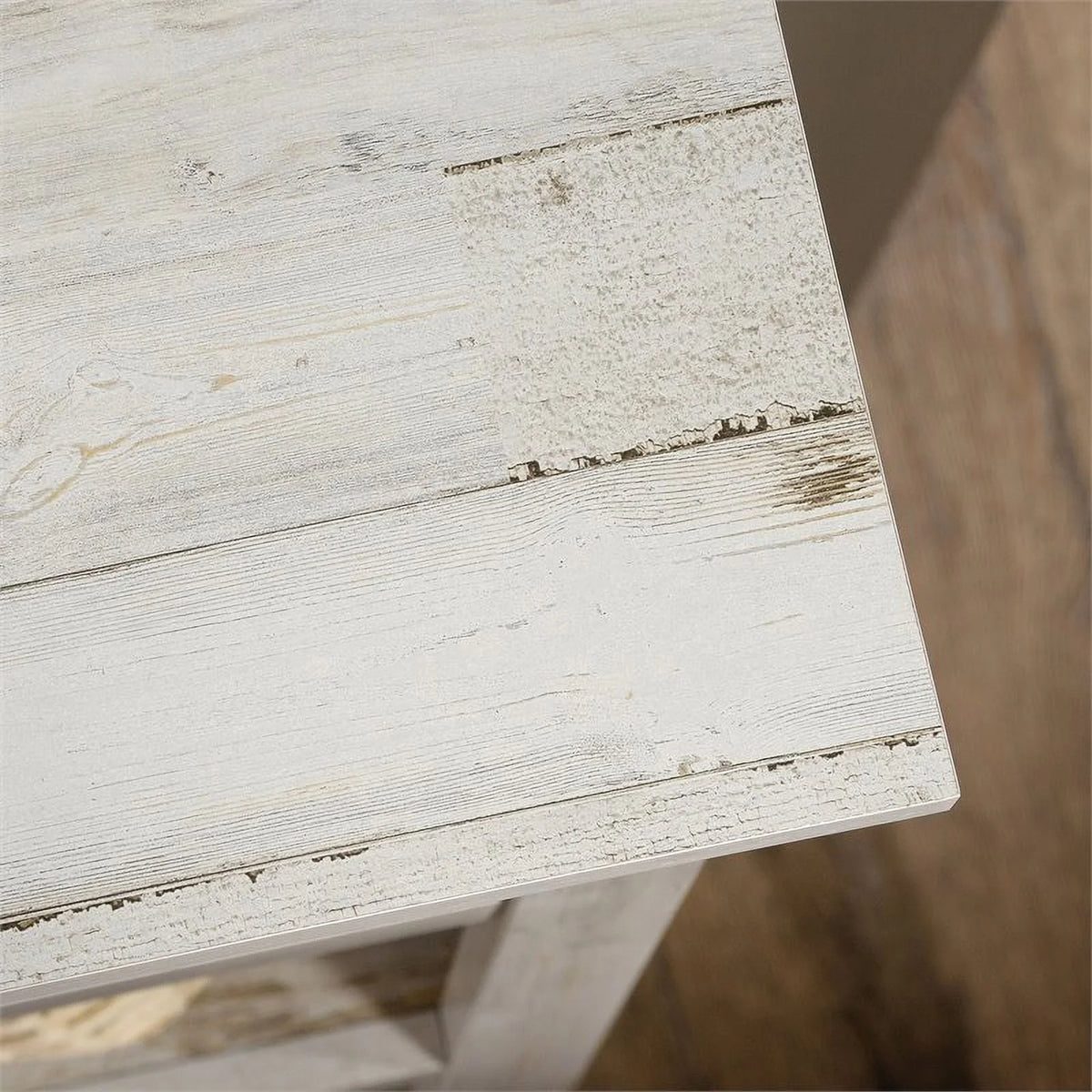 Pemberly Row Contemporary 5 - Shelf Tall Wood Bookcase in White Plank