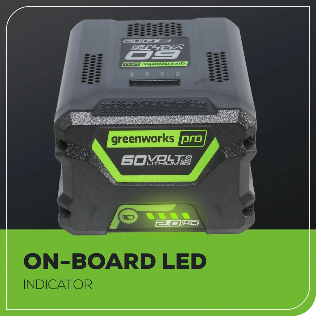 Greenworks 60V HC 2.0ah Battery 2948702