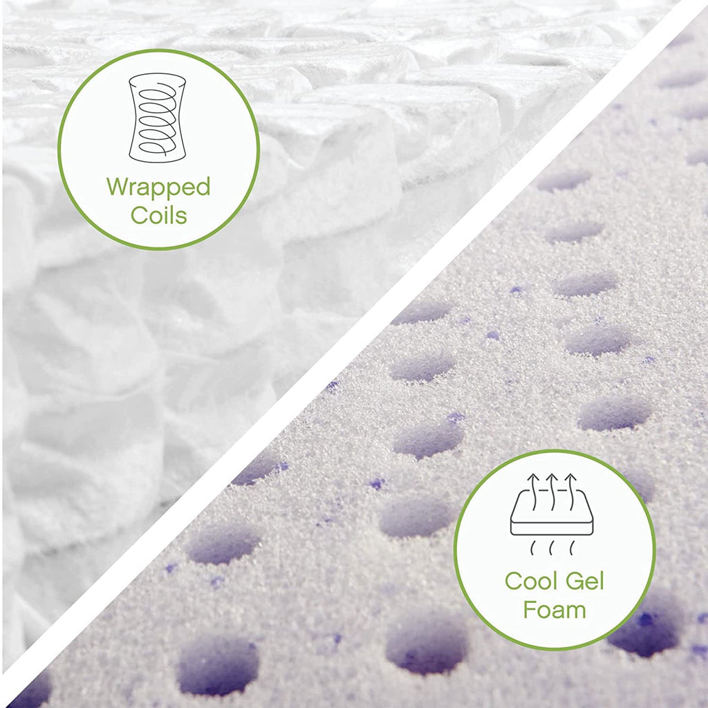 inch Gramercy Gel Memory Foam Innerspring Mattress Bed-in-a-Box. Full