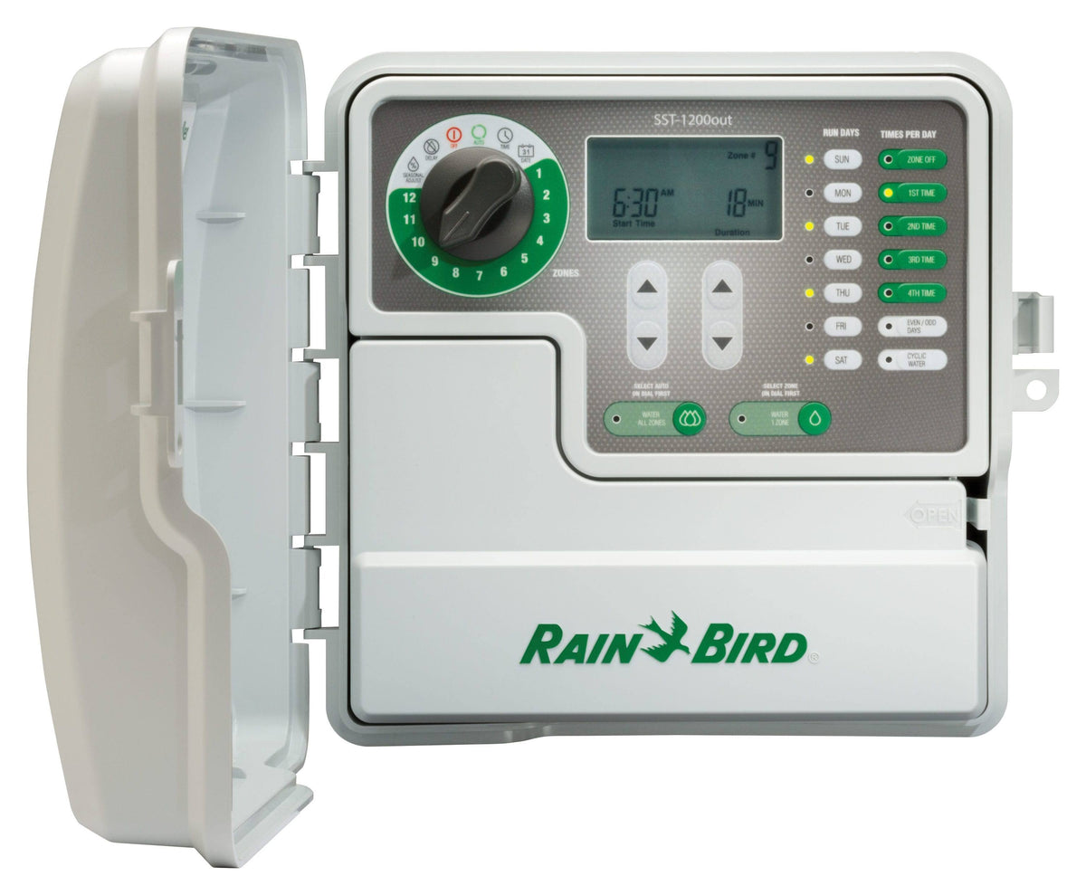 Rain Bird 12-Zone Simple-To-Set Indoor/Outdoor Irrigation Timer