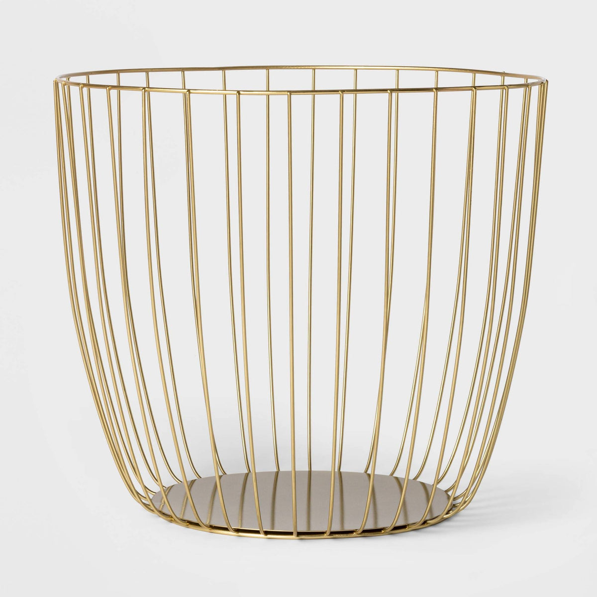 Threshold Large Metal Wire Basket Gold