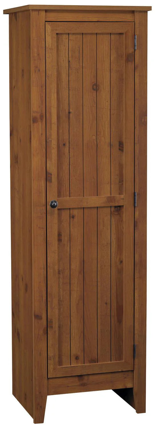 Ameriwood Home Milford Single Door Storage Pantry Cabinet, Old Fashioned Pine