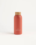 Waterdrop Thermo Steel { 14 oz { Vacuum Insulated, Double-Walled Stainless Steel Bottle { Orange Matt