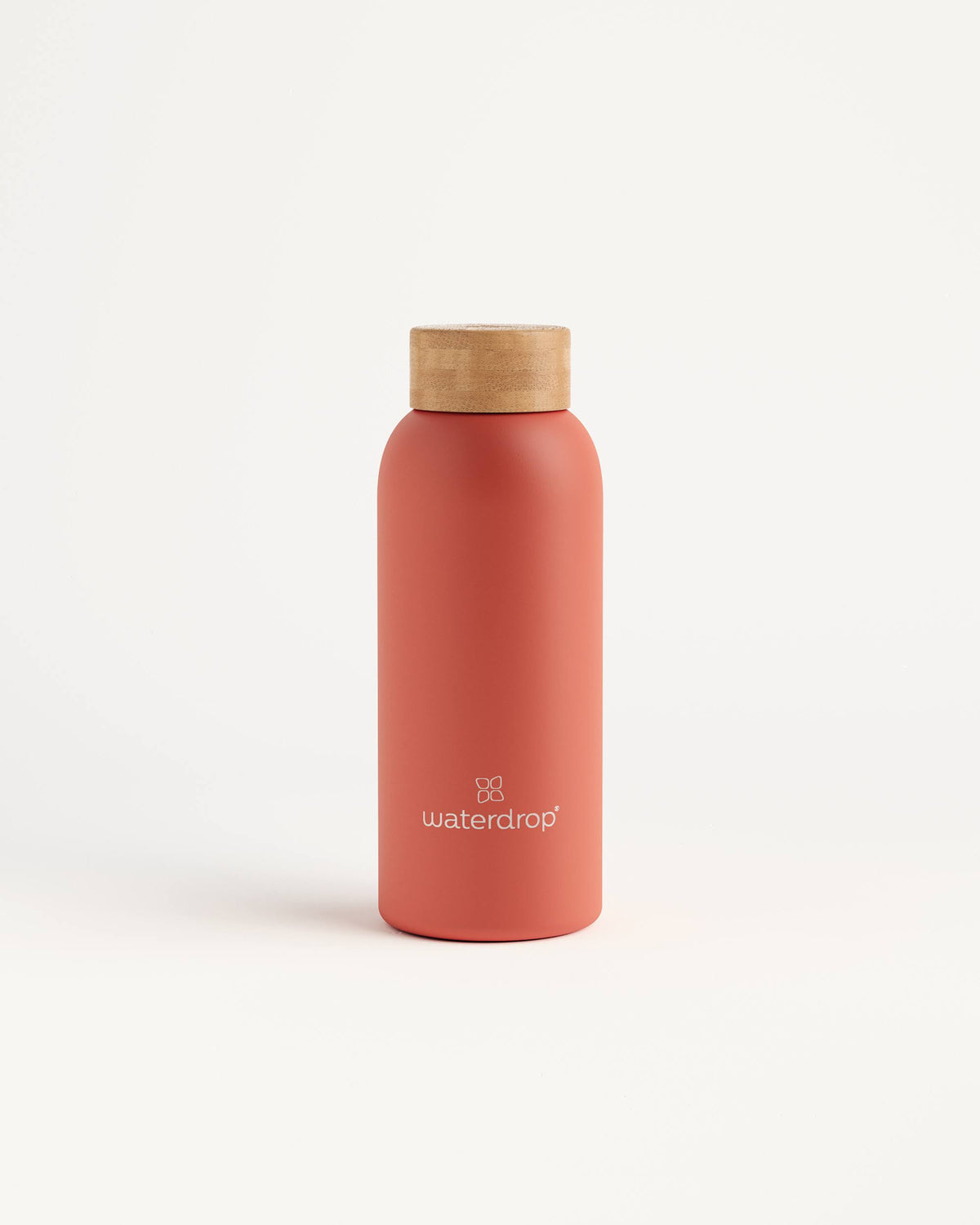 Waterdrop Thermo Steel { 14 oz { Vacuum Insulated, Double-Walled Stainless Steel Bottle { Orange Matt