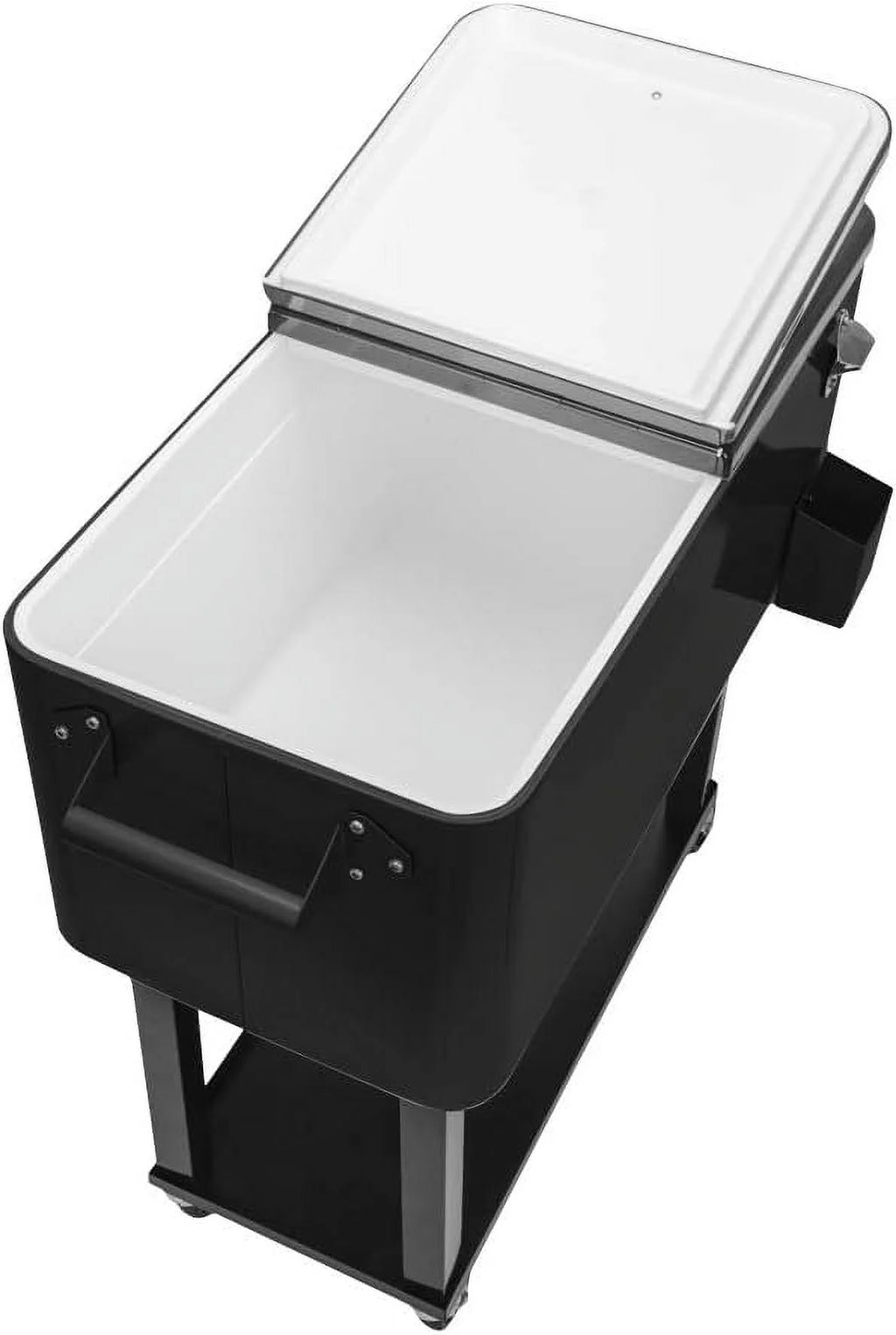 HEYWU 80 Quart Ice Chest Water Cooler with Bottle Opener, Milk White