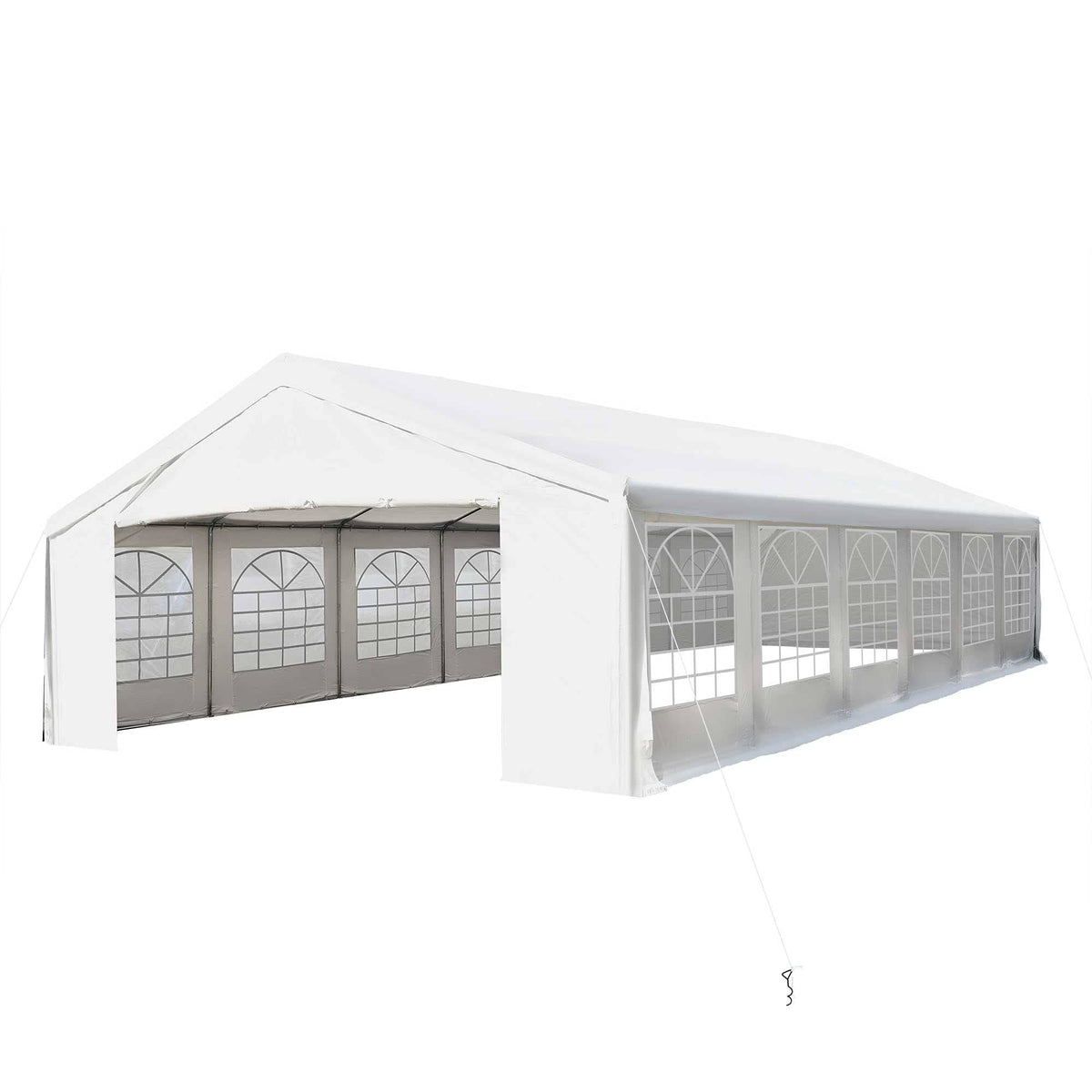 Jenifer 39.5 ft. W x 19.5 ft. D Steel Party Tent Arlmont & Co.