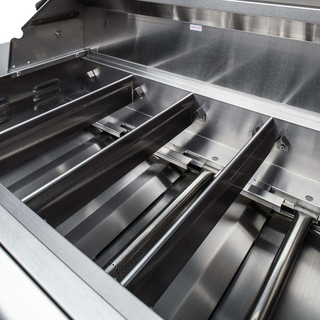 In Natural Gas Grills |Outdoor Kitchen 3 Burner Built In Natural Gas Grill (Head Only) - 25 Inch Drop In Three Burner Backyard Grill Station By Blaze Grills