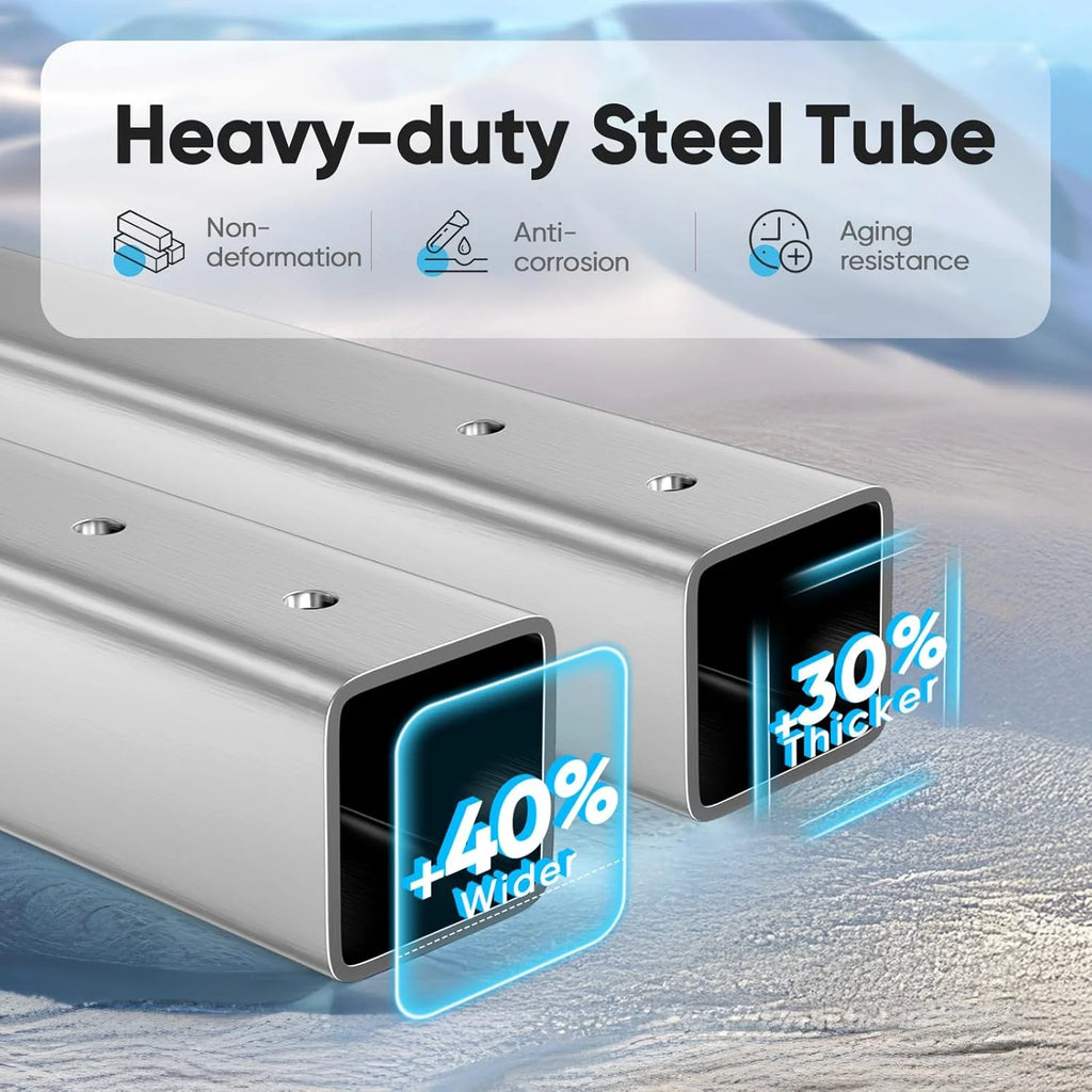 Quictent 12x20 Ft Metal Roof Carport Kits Hard Top Garage Heavy Duty Steel Car Canopy