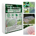 10 ft. x 12 ft. Garden Netting Mesh Fabric Net Screen for Protecting Plants Flowers Vegetables Fruits, White